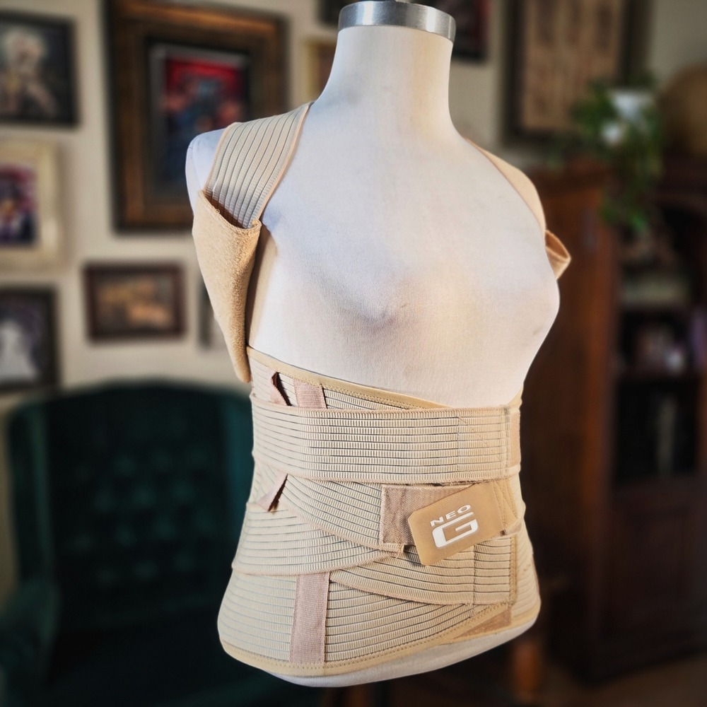 Neo-G Dorsolumbar Support Brace Back‎ Posture Corrector Kyphosis Lumbar Medium M